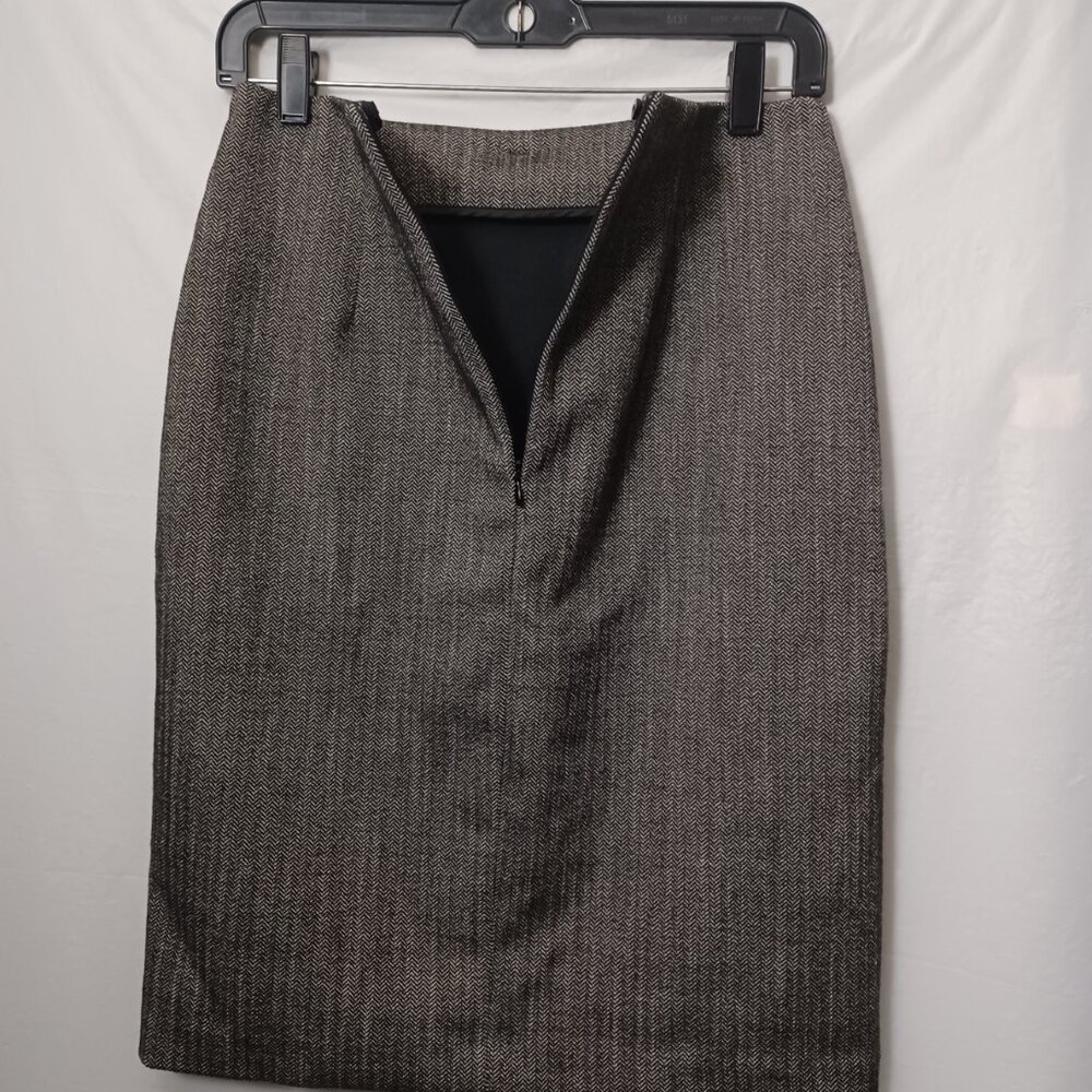 H&M SLIT FRONT PENCIL SKIRT SIZE 4 - Picture 8 of 14